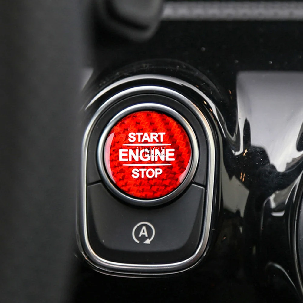 For Mercedes Benz AMG A B G CLA GLE GLS GLB GLA Class W177 W247 W464 C118 W167 X247 H247 Car Engine Start Stop Button Trim Cover