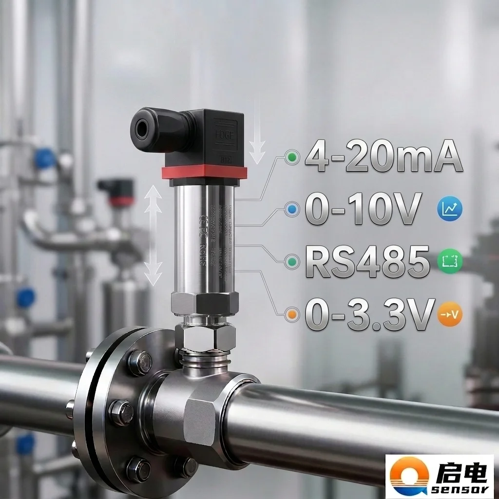 4-20mA G1/4 Pessure Transmitter 0.1bar 0.2bar 10bar Output Water Gas Oil Liquid 200bar 50mbar Pressure Sensor
