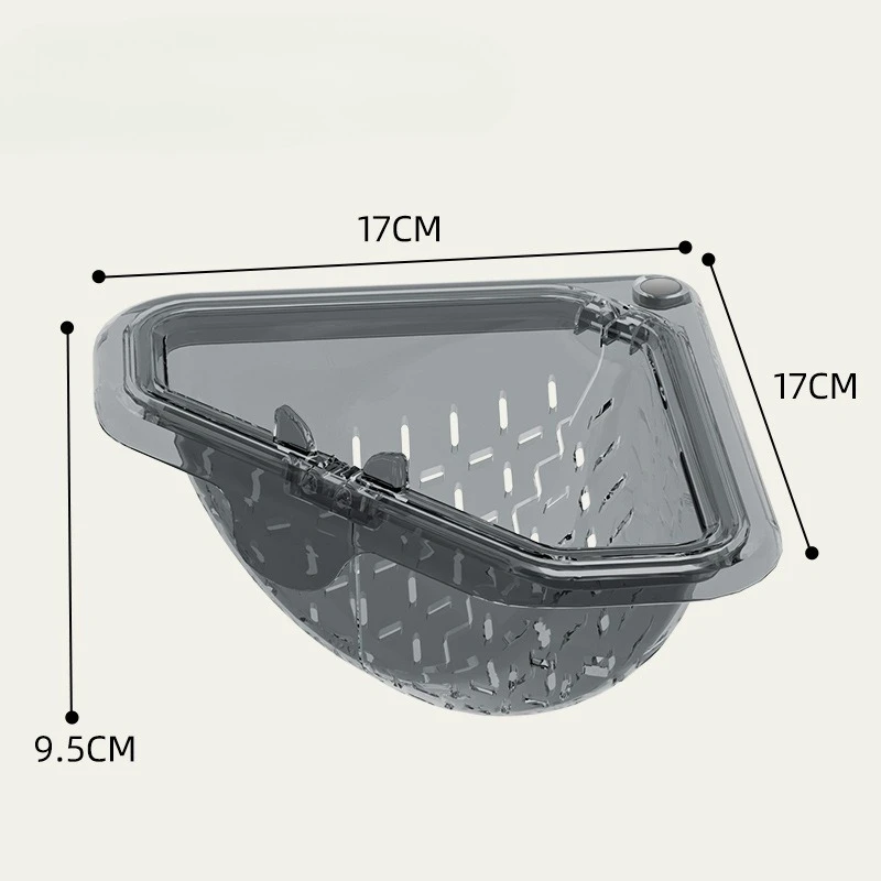 1Pc Separate Anti-leak Sink Drain Basket Filter Quickly Detachable Openable Bottom Cover Kitchen Sink Filter Strainer Magnetic