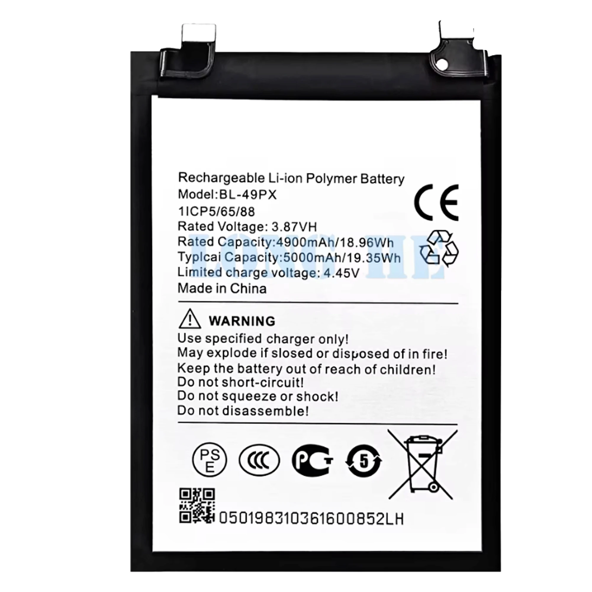 100% New Original Battery BL- 49PX For Tecno NOTE 30 PRO/GT 10 Pro/Zero 30 4G/X6731/NOTE 30 VIP /Zero 30 Battery + Free Tools