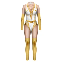Movie The Boys Costume Starlight Annie Cosplay Costume Women Romper Printed Jumpsuit Party Zenti Bodysuit Halloween