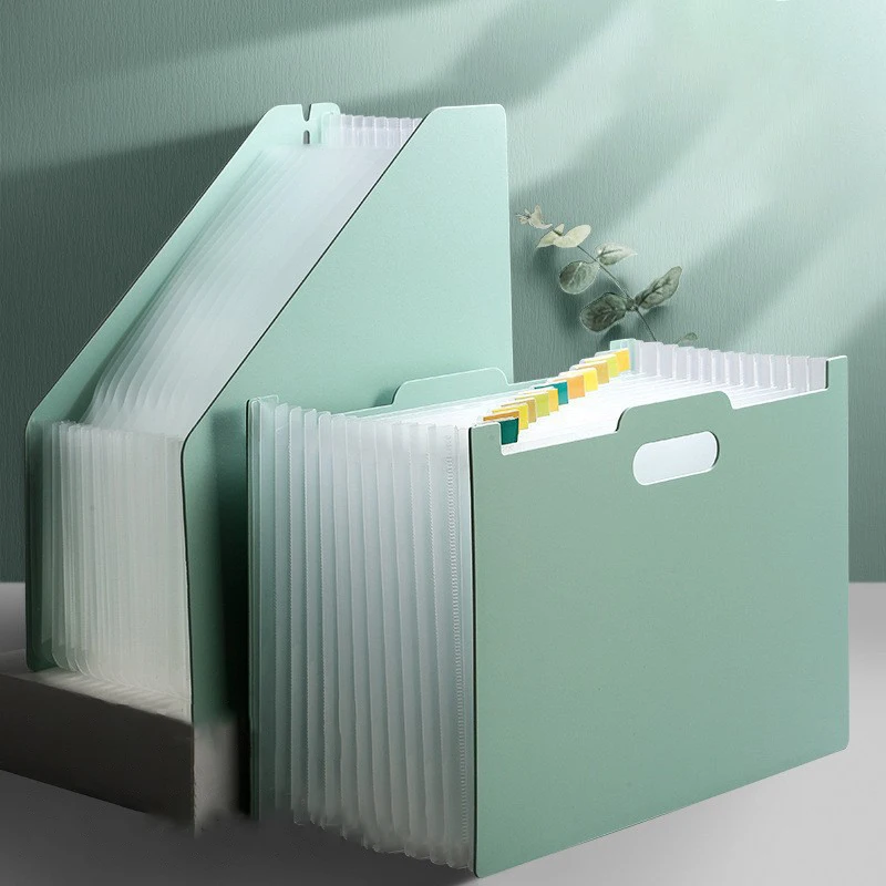 A4 File Folder Vertical Desk Multilayer Expanding Folders Budget Folder Test Paper Storage Sorting Classification School Office
