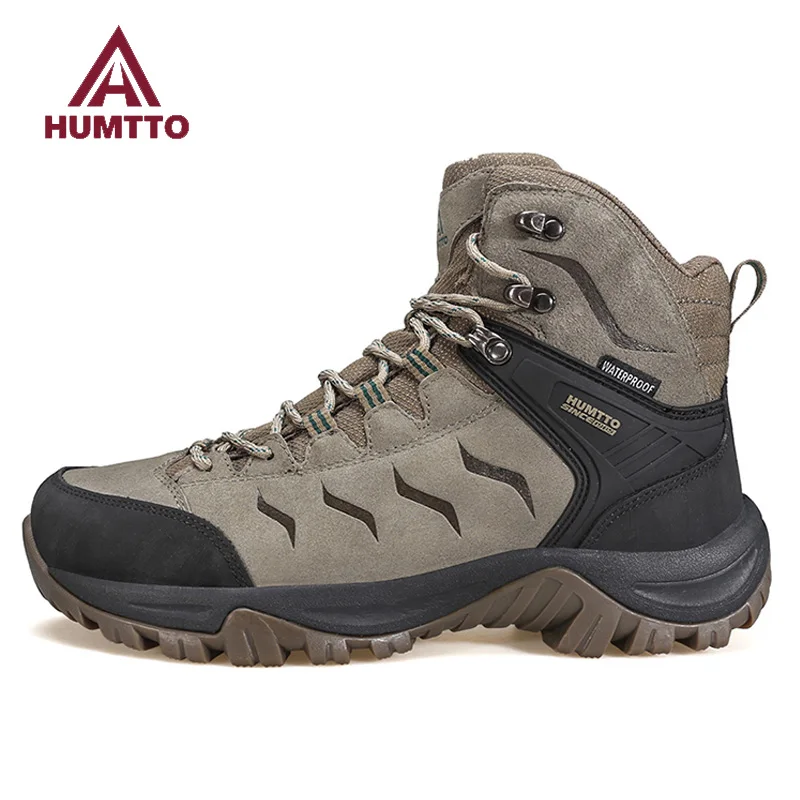 HUMTTO Hiking Shoes Men Winter Outdoor Sports Climbing Tactical boots Shoes hunting shoes Warm women Trekking Sneakers ankle