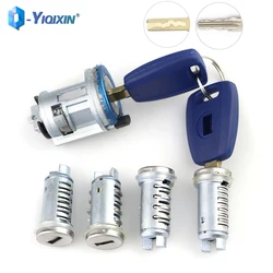 Car Ignition Lock For Fiat Ducato Doblo Cargo Punto Panda Peugeot Citroen Car Key Door Milling Cylinder Latch Trunk Locks Blade