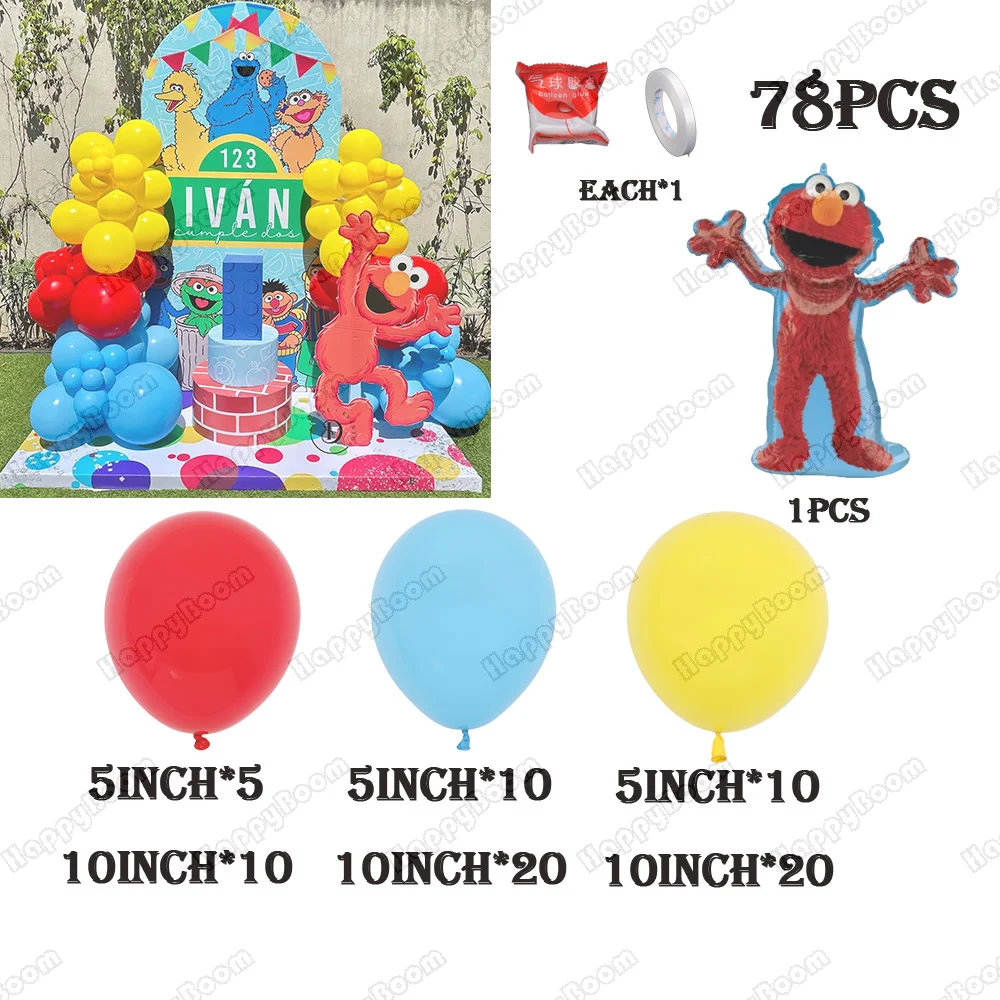 ชุดลูกโป่งธีมเซซามีสตรีท 78 ชิ - Balloon Arch Kit บทวิจารณ์และราคา