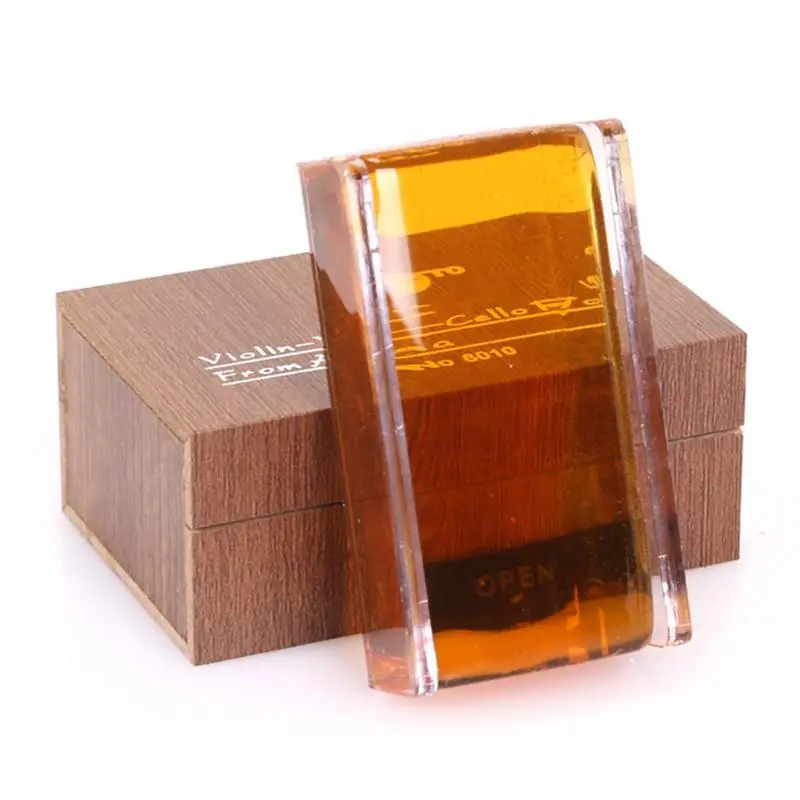 Colophín de violín amarillo para arco, violín, Viola, seguro Natural para lazos, accesorios para instrumentos de cuerda, envío directo