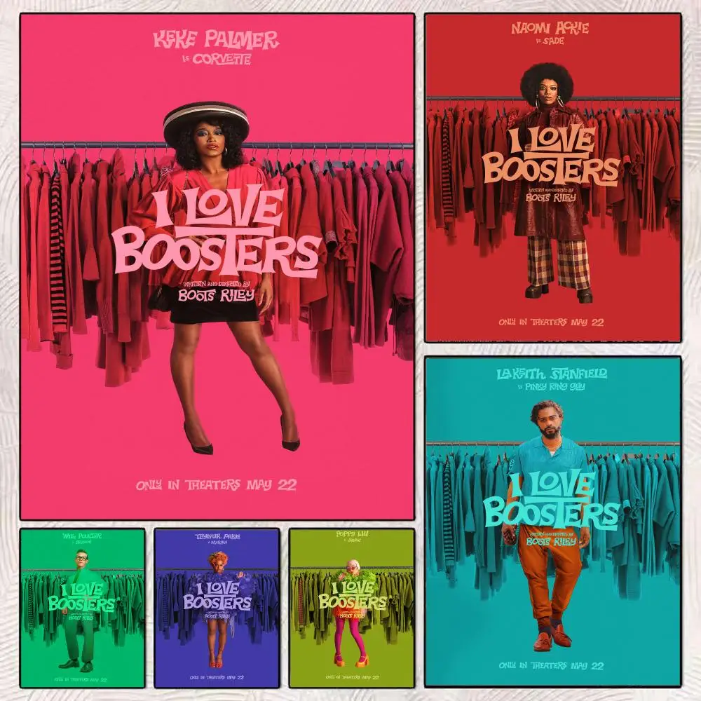 Movie I-I Love Boosters Poster PP Wall Decor Posters Celebrity Art Prints Aesthetic Wall Art Bedroom Office Home Gift