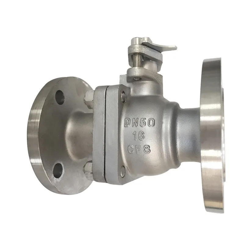 Stainless steel ball valve Q41H-16P flange float  ball valve electric pneumatic door switch
