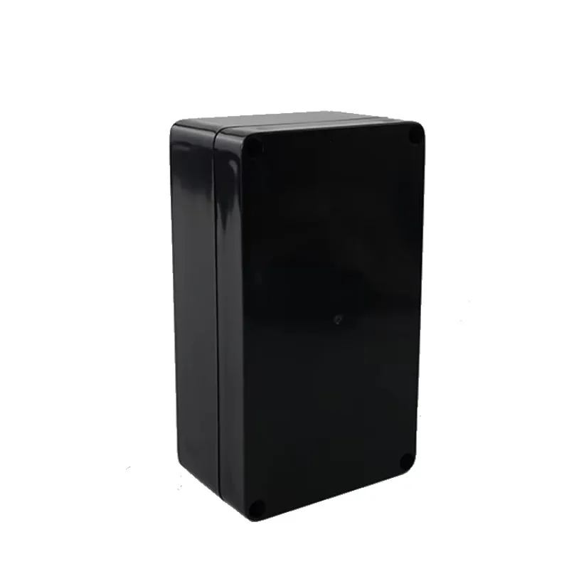 158x90x60mm Black Plastic Waterproof Electrical Box for Desktop