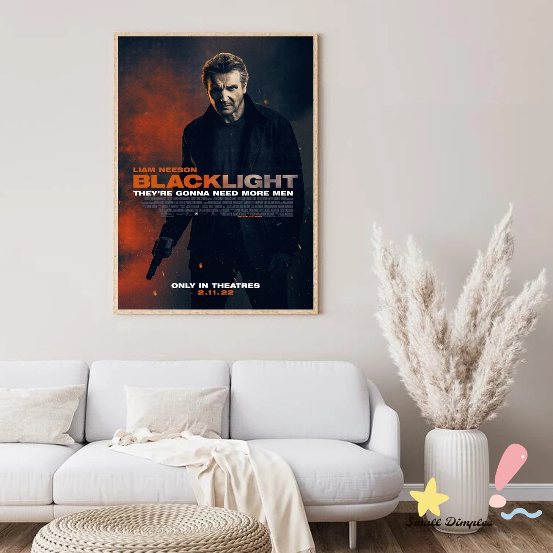 Blacklight Movie Poster Canvas Art Print Home Decoration Wall Painting ( No Frame )