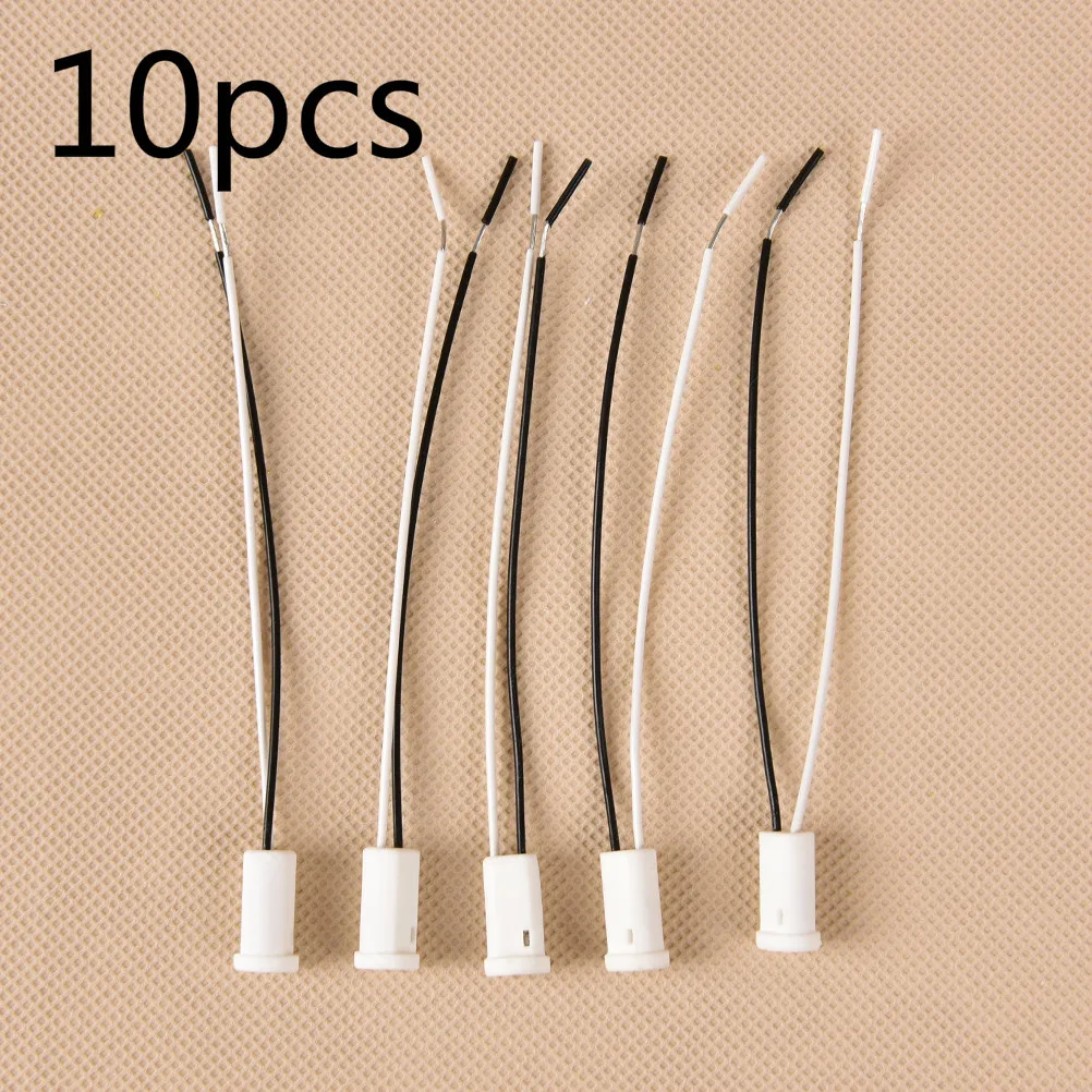 10 buah 10CM dudukan lampu kristal soket pemegang lampu, G4 Led/G4/bohlam Plug aksesoris pencahayaan kualitas tinggi