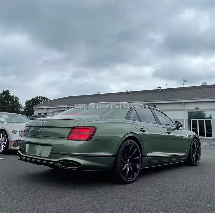 Bently Flying Spur 바디 키트, W12 2023, 탄소 섬유 프론트 립 리어 디퓨저 사이드 스커트 업그레이드, 리어윙 자동차 액세서리