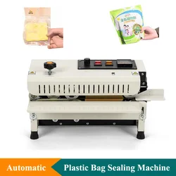 110V 220V Aluminum Foil Heat Packing Sealing Machine Portable Mini Continous Bag Sealer Machine 10mm Bag Sealing Machine