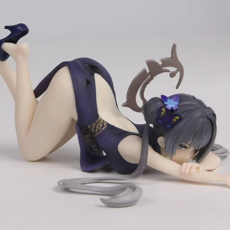 Blue Archive Kisaki Anime Figure - Lying Posture Girls Action Model Statue Doll for Collection And Decoration Birthday Gift