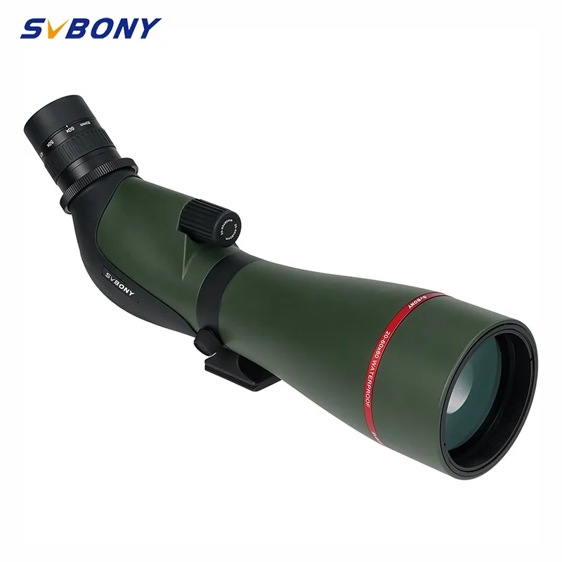 

SVBONY SA412 20-60x80 Telescopic sight Army Green 45 degree 1.25 inch Eyepiece Interface Best Shooting