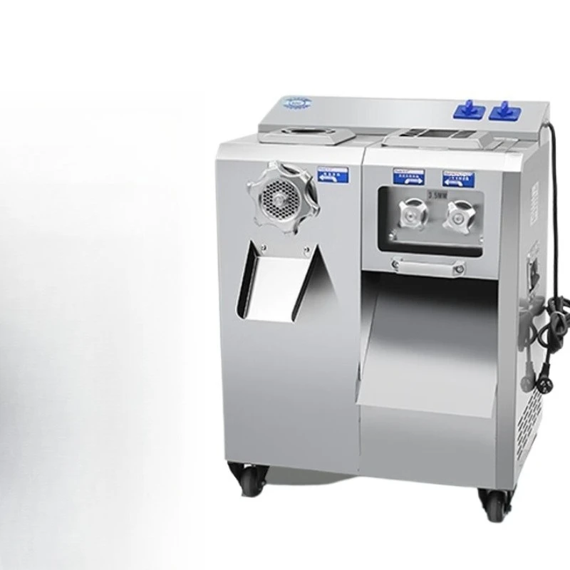 

Multifunctional stainless steel commercial meat grinder, electric high-power meat cutter