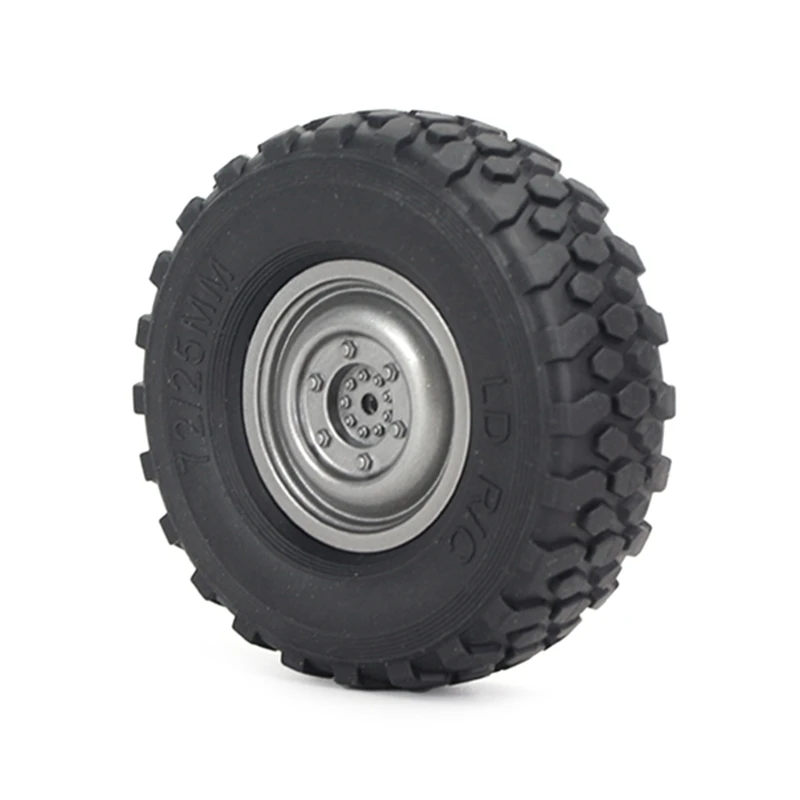 Soft Rubber Wheel Tires for WPL B14 B24 C14 C24 C34 C44 MN D90 91 96 1/12 1/16 RC Crawler Car Trucks Wheels Upgraded