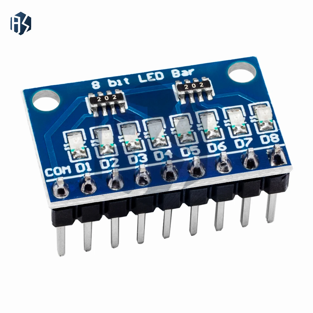 Módulo indicador LED de ánodo/cátodo común, 3-24V, 8 bits, azul/rojo, kit de arranque de placa de pruebas para impresora 3d MCU ARM UN-O MEGA2560
