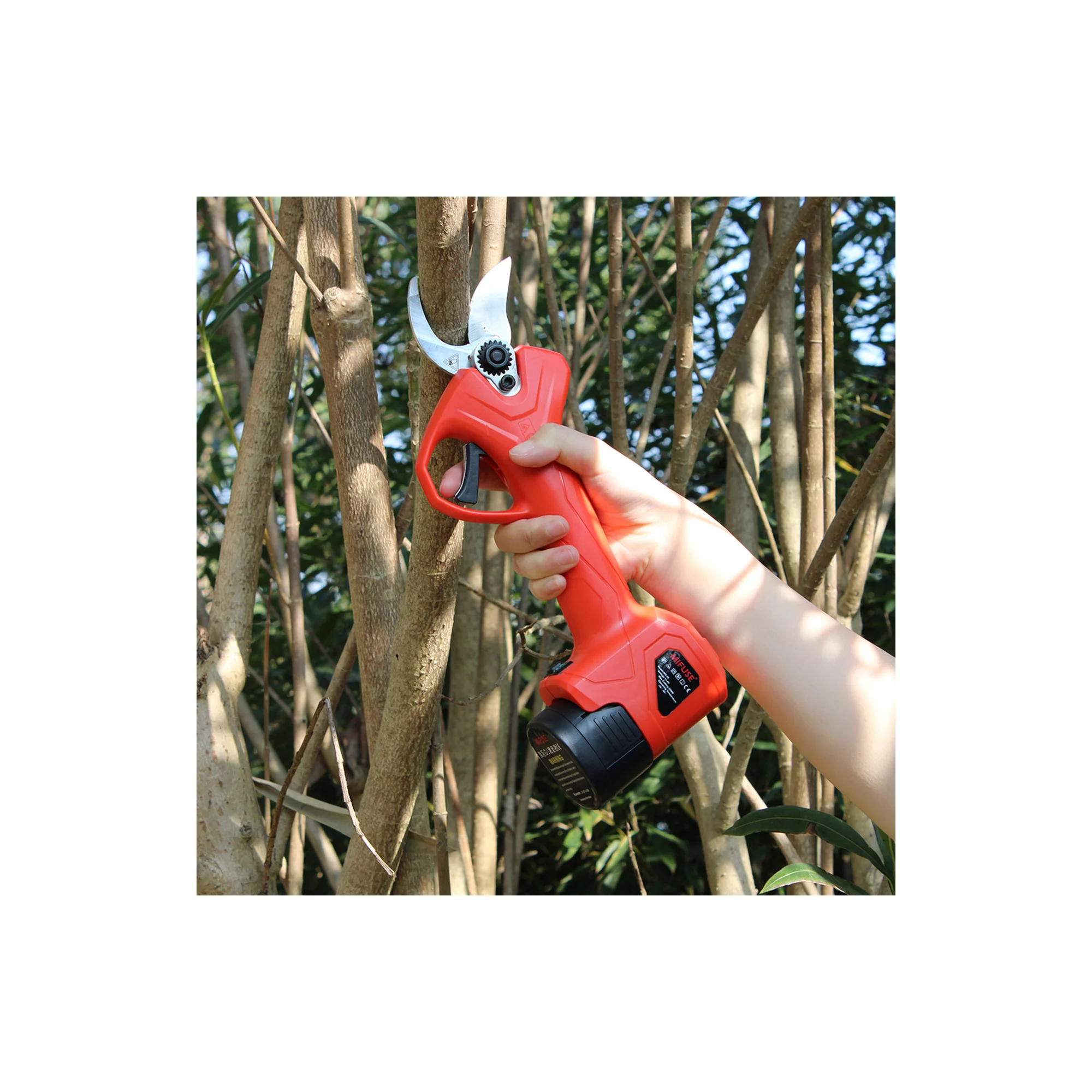 Professional Garden Scissors Gardening Hand Prune Electric Pruning Shears 21v Electronic Pruning Shears Pruner