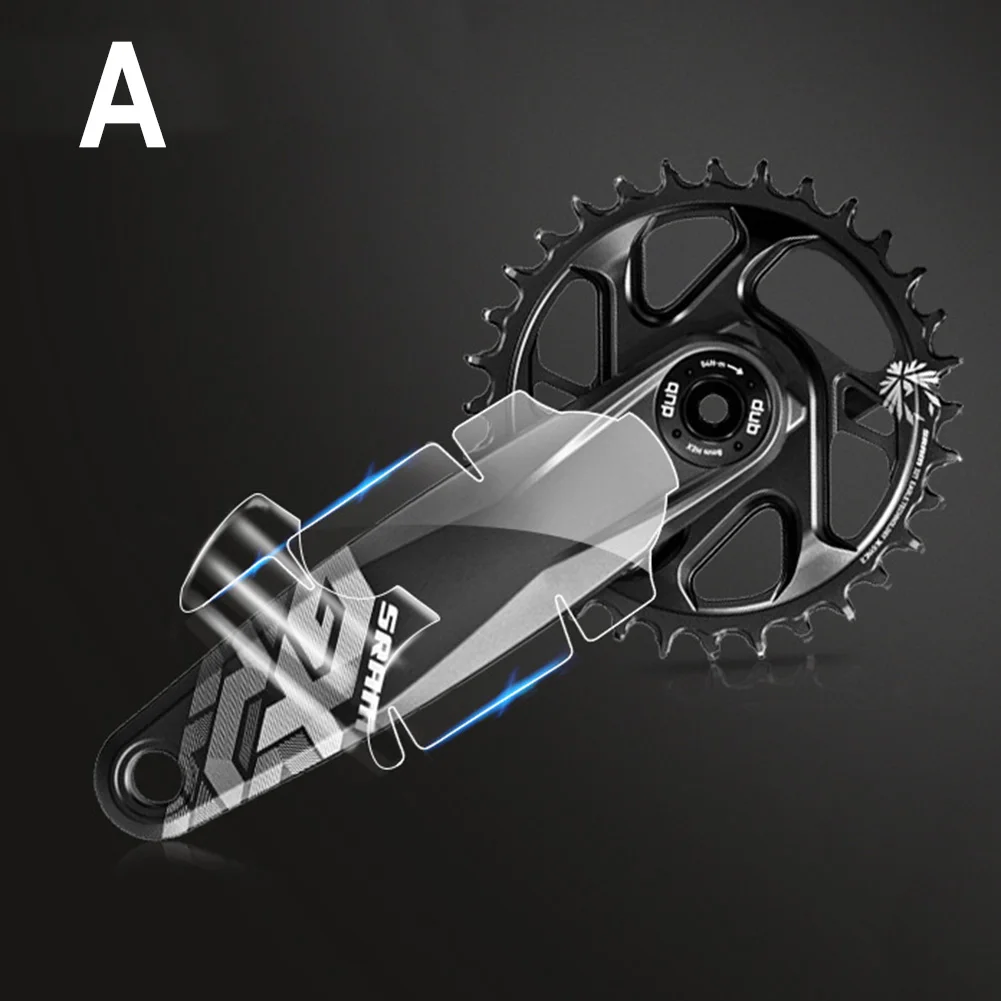 

Bicycle Crank Stickers, Extra Protection for Carbon Fiber Cranks, Suitable for E*thirteen, RACEFACE NEXT, RACEFACE 6C