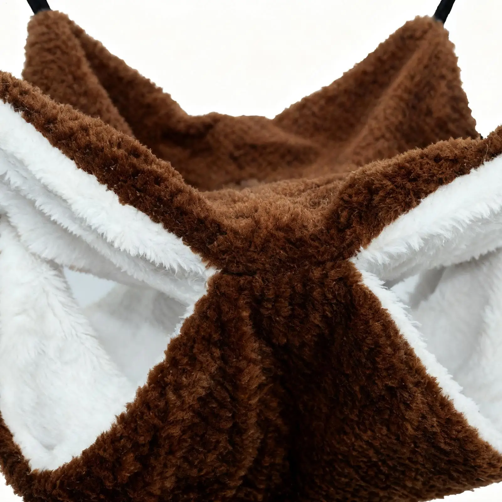 

Коврик-туннель для хомяка, теплый плюшевый гамак для маленьких животных для сахарного планера, клетка для хорька, сна, отдыха, скрывающая игра, скалолазание