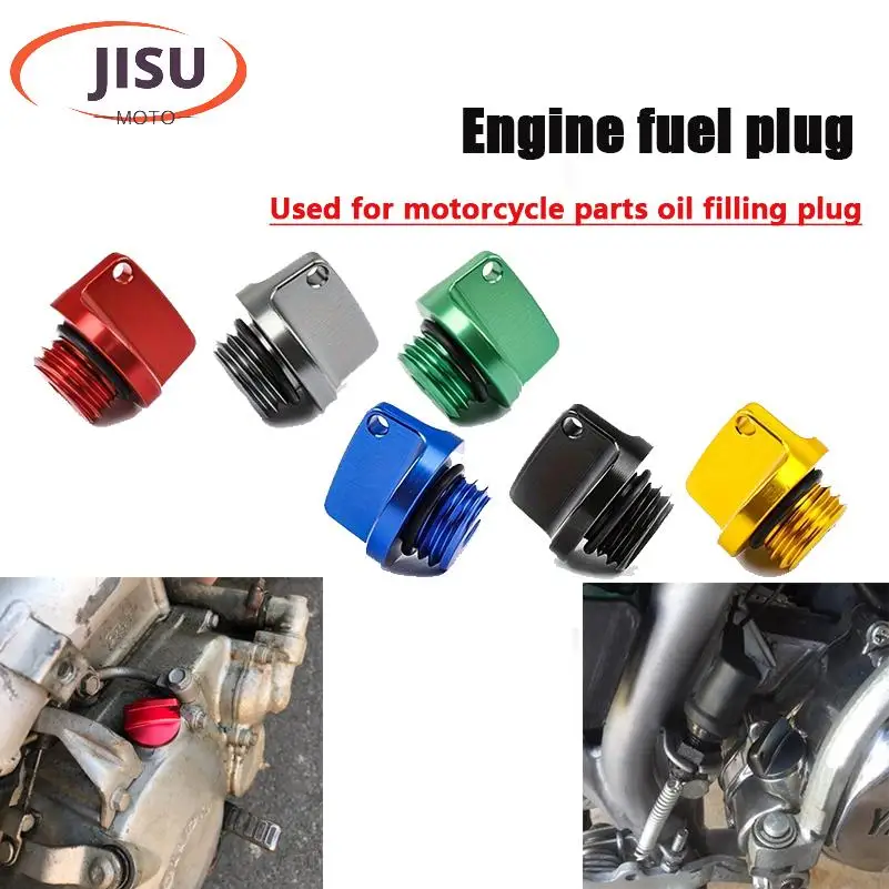 M20*2.5 Oil Filler Cap Plug For NINJA 250 450 ER-4n ER-6F VERSYS650 Z650 ZXR750 Z800 NINJA 100 VERSYS Z1000 VERSYS 650