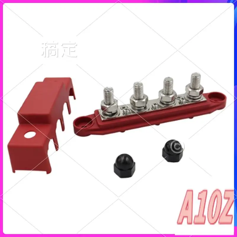 

0Z-250A 4 Terminals High Current Busbar Cable Box Auto Max Connection Amplifier Power Box Parts Nylon M8
