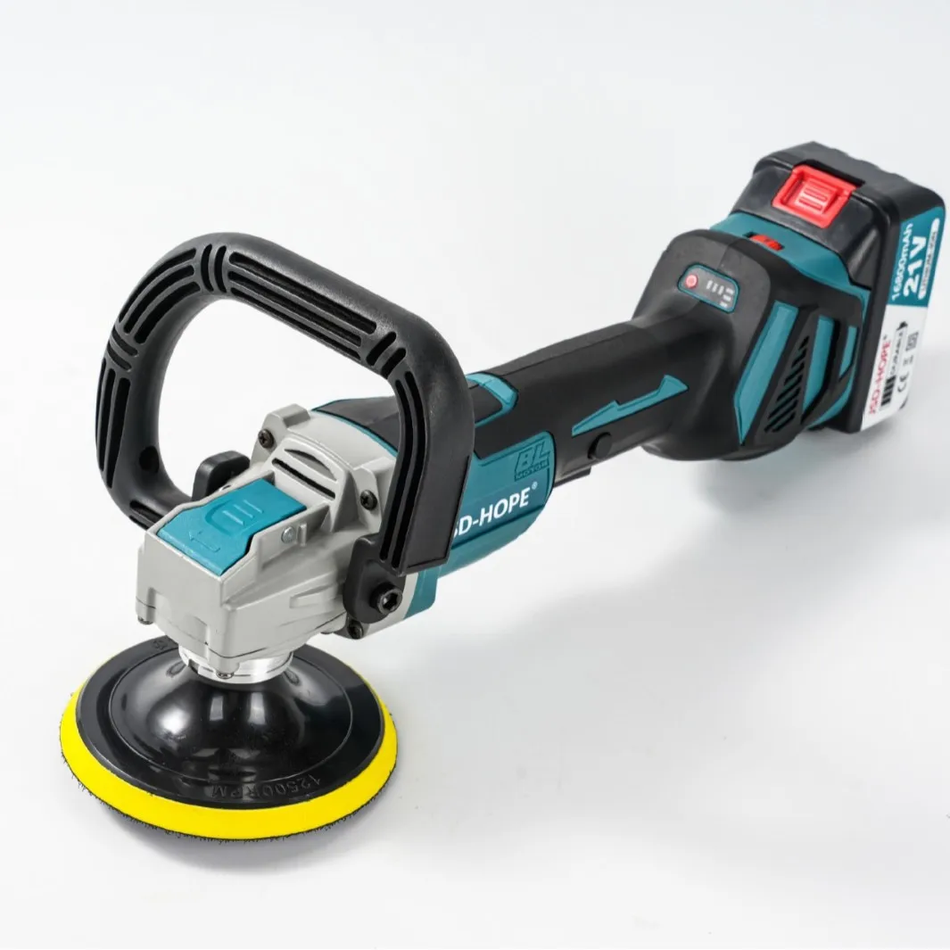 Car Polishing Machine Electric Car Polisher Lithium Cordless 21V Polisher Cordless Car Dual Action Polisher