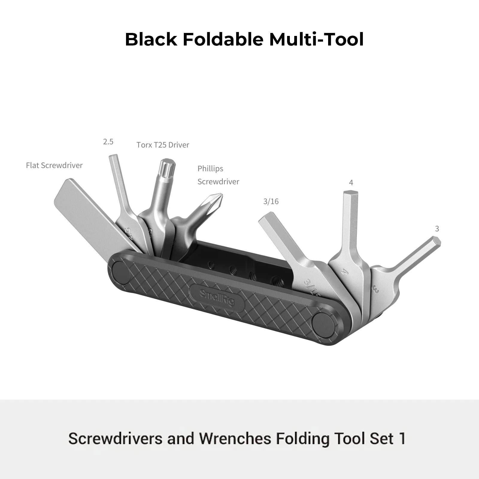 Smallrig Universele Dslr Camera Rig Vouwen Tool Set Met Schroevendraaiers En Sleutels Met Zeven Functionele Gereedschap Accessoires 2213
