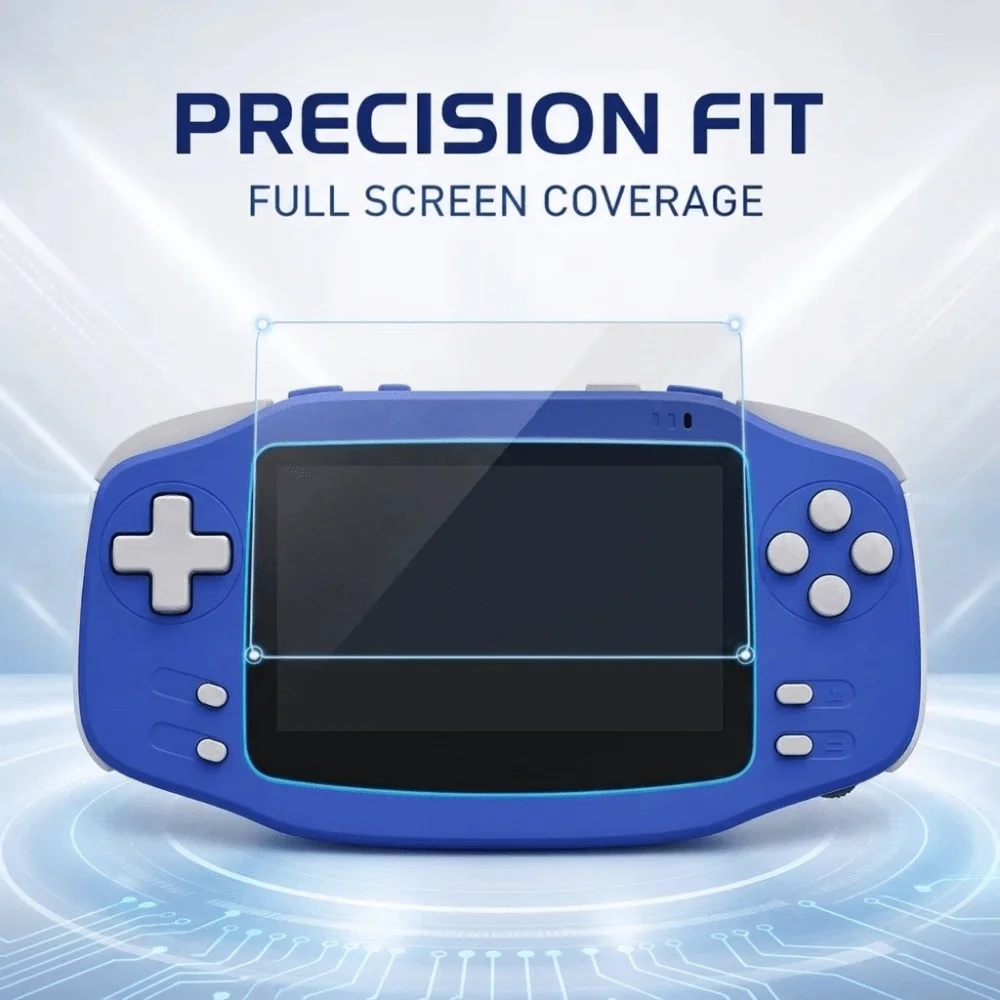 Tempered Glass Screen Protector Game Console Screen Protector Tempered Glass Full Screen Coverage Handheld Screen Protector