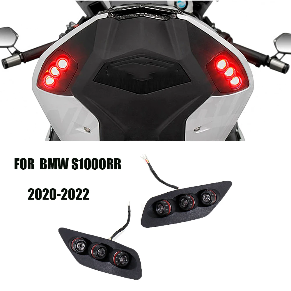 

For BMW S1000RR 2021-2022 New Rear Lights Motorcycle LED Turn Signal Indicators Directional Flasher Light Taillight S1000RR 2020