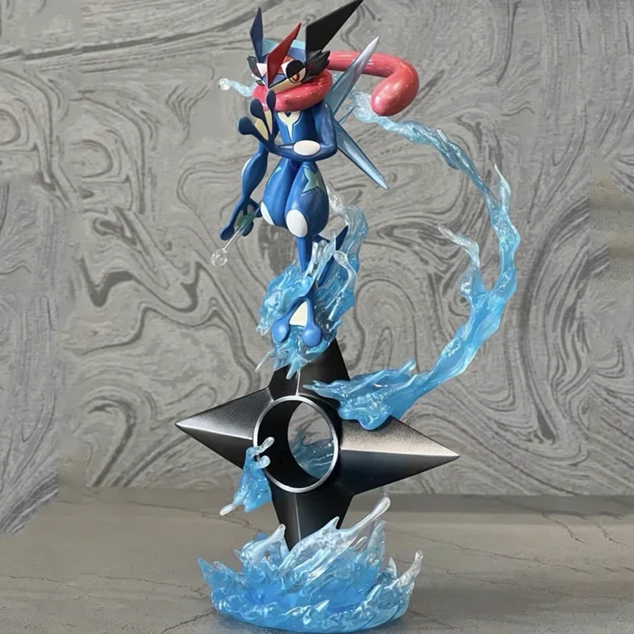 Collection de figurines d'anime Pokémon, figurine Greninja, eau Shuriken Gk, statue de dessin animé, modèle de jouet pour enfants, cadeau de Noël, 20cm