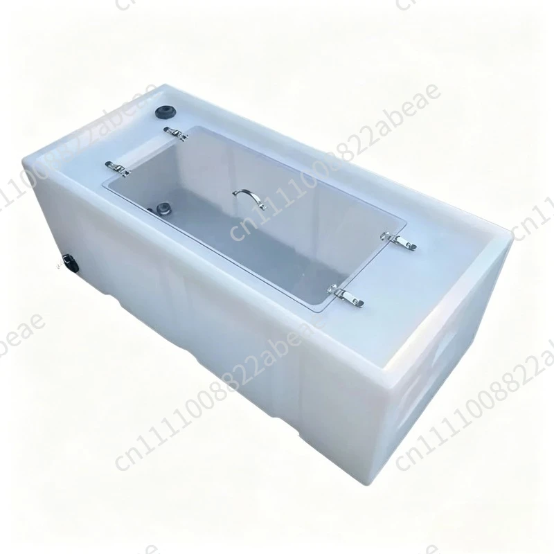 Car live fish box Food grade horizontal aquaculture transportation Fishing fish thickening outdoor hard shell fishing box