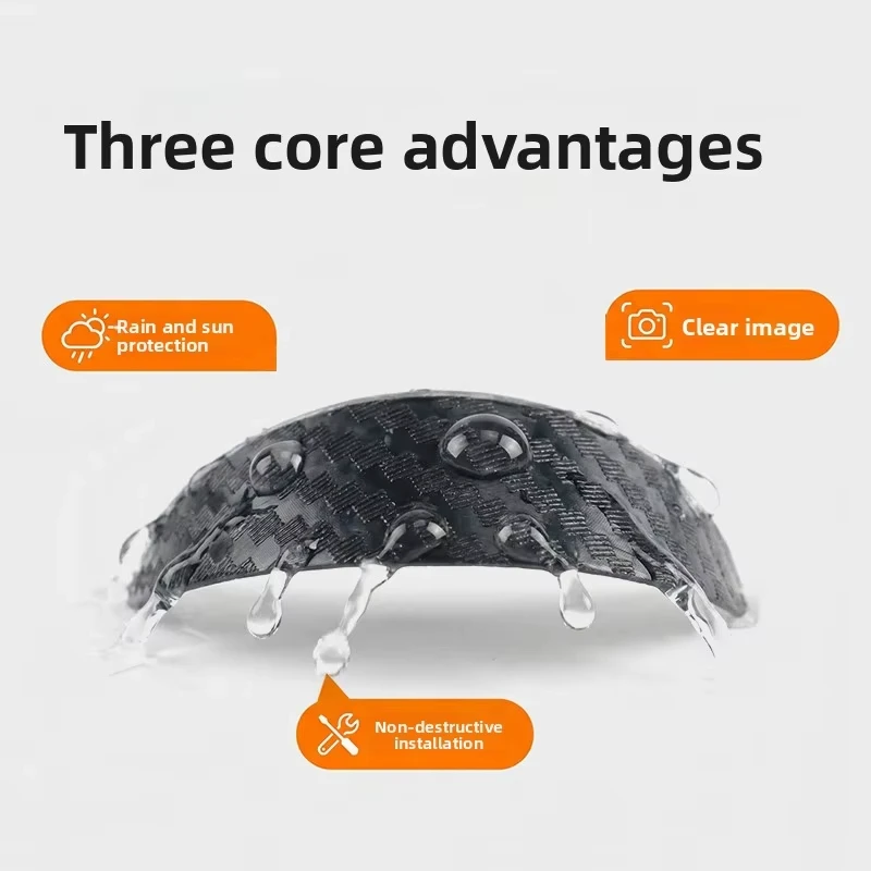New Car Camera Lens Protector Rear View Backup Camera Cover 360° Camera Protection Anti Scratch Waterproof Dust-proof Car Parts