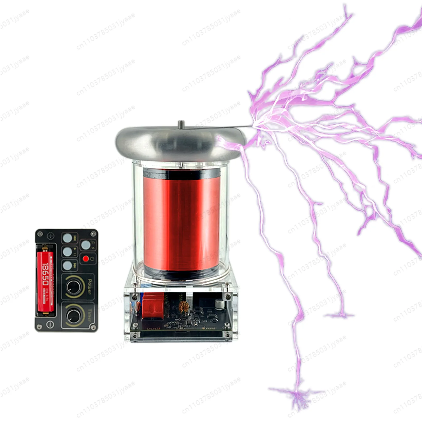 

Coil desktop TESLA COIL20 upgrade wireless control physics teacher lectures the same