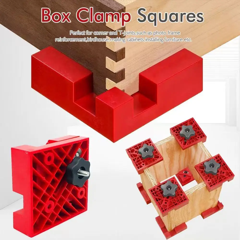 1Pcs 90 Degree Corner Clamps for Woodworking Angle Clamp Tool Fast Adjustable Quick Spring Holder Photo Picture Frame Fixer