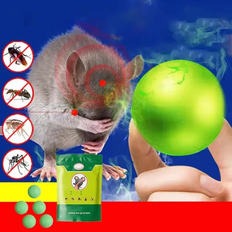 20pcs Pest Rodent Repellent Peppermint Oil Mouse Trap for Rat Mice Roach Nature Insect Control Mouse Deterrent Pill for Indoor O