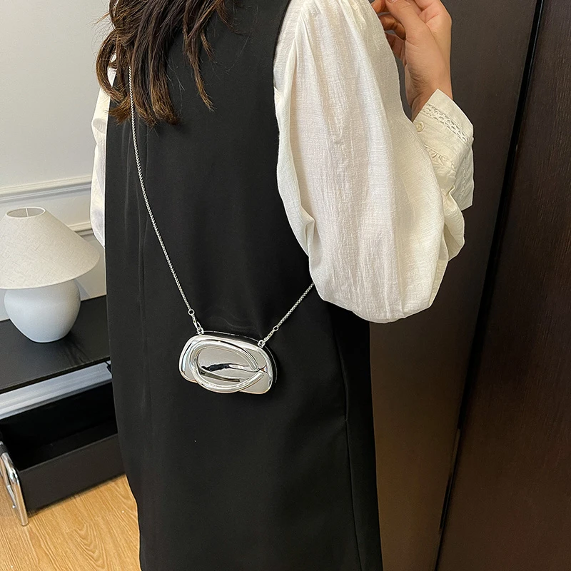 Элегантная женская кожаная классическая современная сумка через плечо, роскошная дизайнерская сумка через плечо для повседневного шикарного ношения