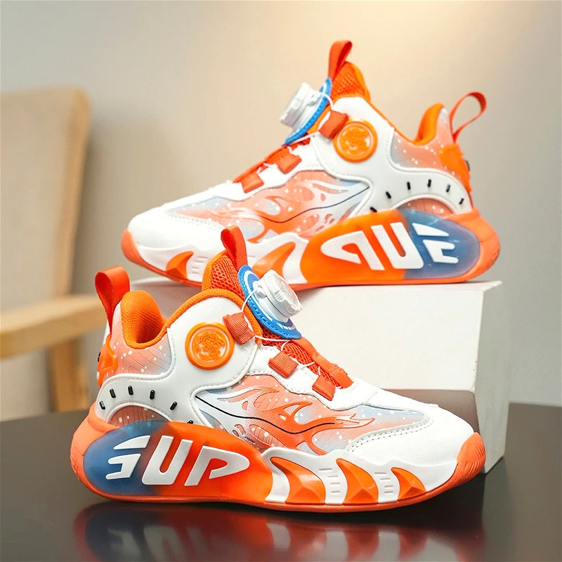 

2025 детская баскетбольная спортивная обувь, дышащие, удобные, амортизирующие, нескользящие, износостойкие, детские кроссовки, повседневная обувь для мальчиков