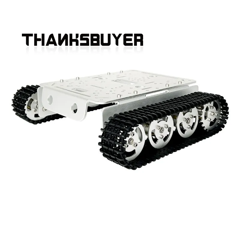 

T200 UNO R3 Electronic Control Development Kit Tracked Mobile Tank Chassis Opensource DIY Robotic Tank with 5KG Load Capacity