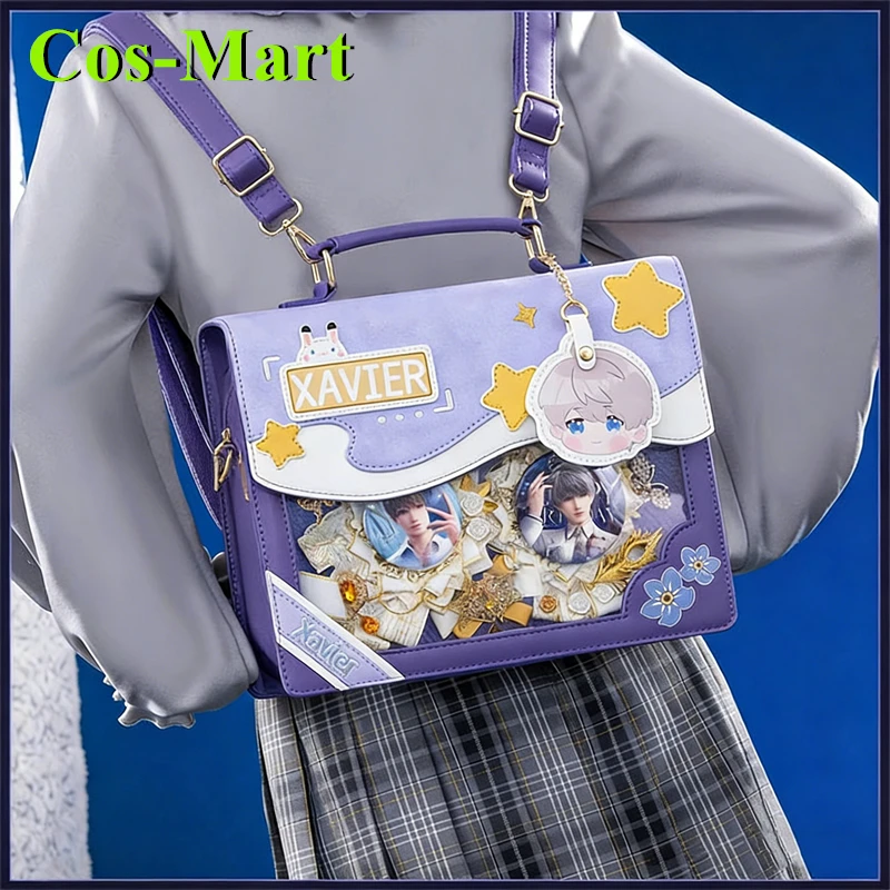 Cos-Mart Love and Deepspace Xavier Bag Cosplay Shen Xinghui Commute Bags Backpack Anime Role Play Clothing Hallowmas Game