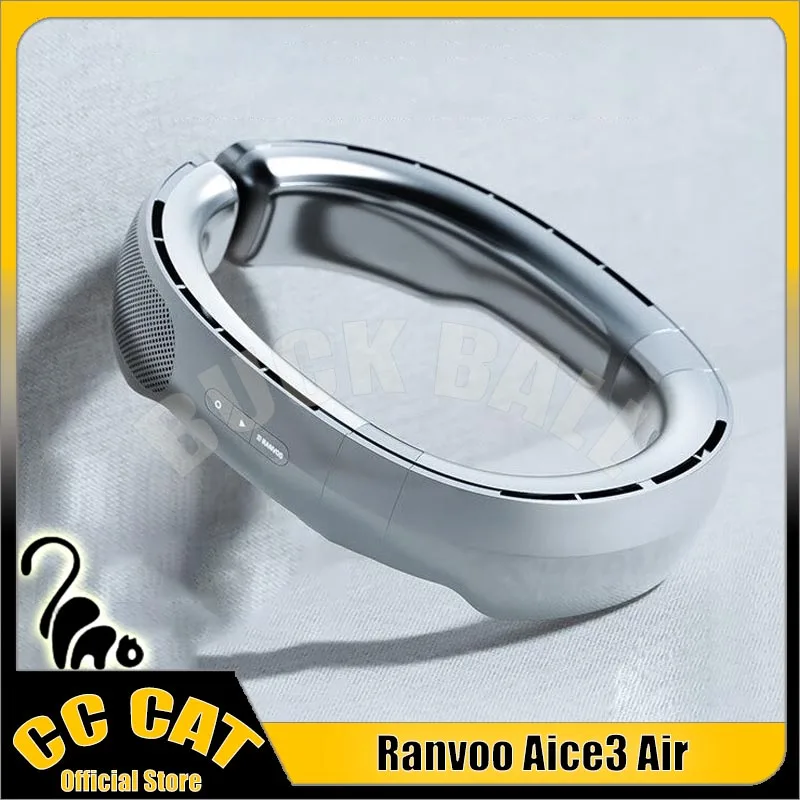 

Ranvoo Aice3 воздушный шейный подвесной кондиционер безлопастной охлаждающий вентилятор портативный бесшумный легкий шейный вентилятор холодного воздуха для улицы