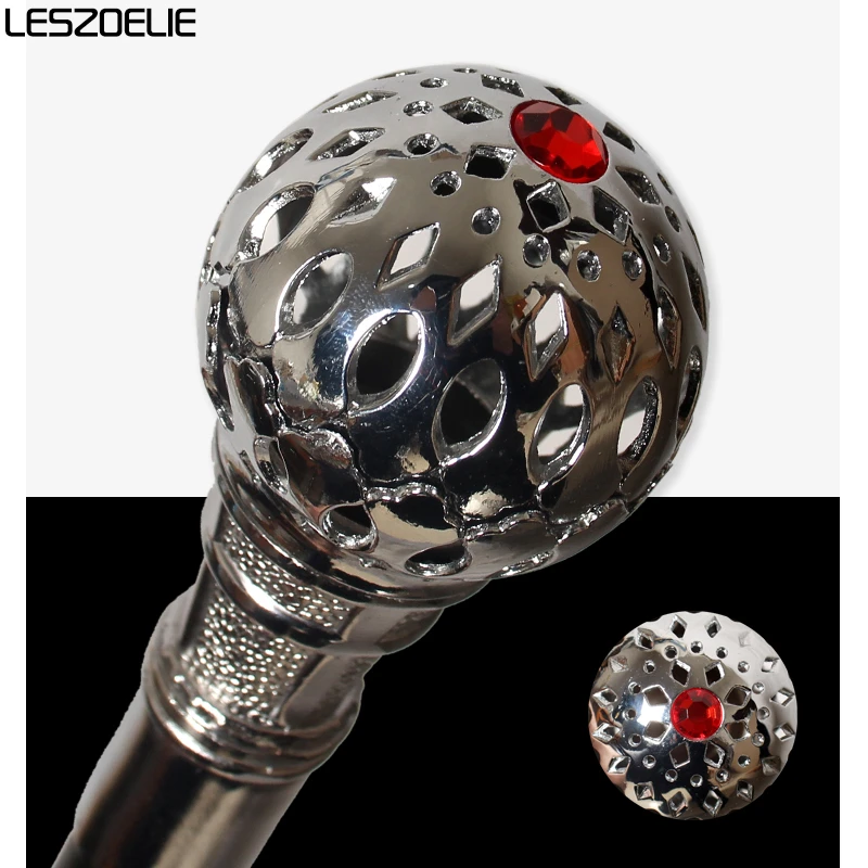 11 Colors Luxury Bright Silver Openwork Crown Mermaid Diamond Walking Stick For Men And Women Elegant Fashionable Canes