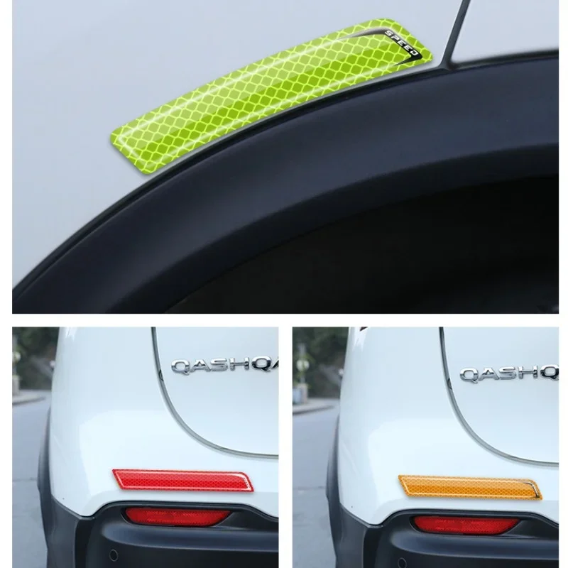 Car wheel arches, front and rear bumpers,night reflective decorative car stickers, universal body protection stickers, stickers