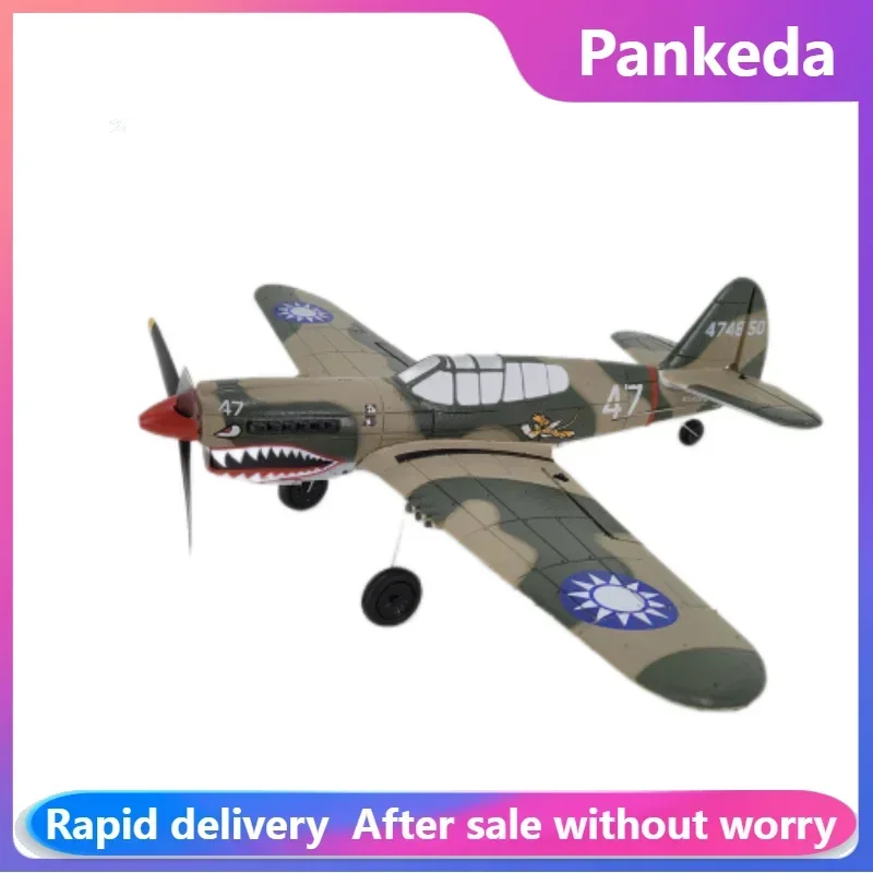 

2025 New P-40 RC Aircraft P40 Fighter 400mm Wingspan 4CH 6-Axis Gyro One-Key U-Turn Aerobatic RTF RC Airplane Model Outdoor Toys