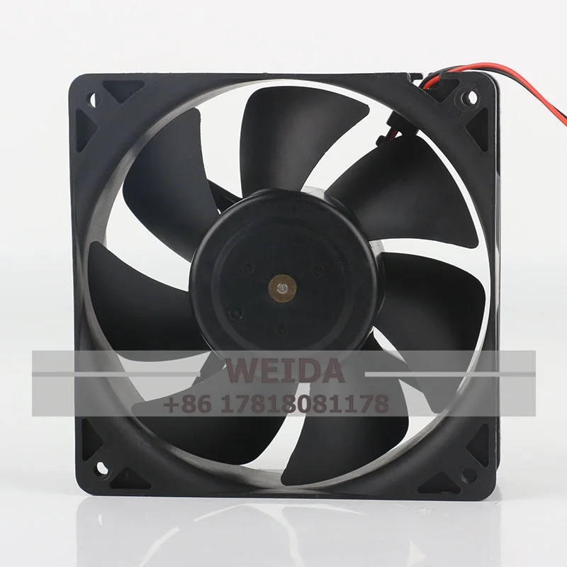 Wentylator podwozia Oryginalny NIDEC D12E-24PG 15 DC24V 0,37A 12038 Dwuprzewodowy AX 655800 Wentylator chłodzący do urządzeń o przepływie osiowym