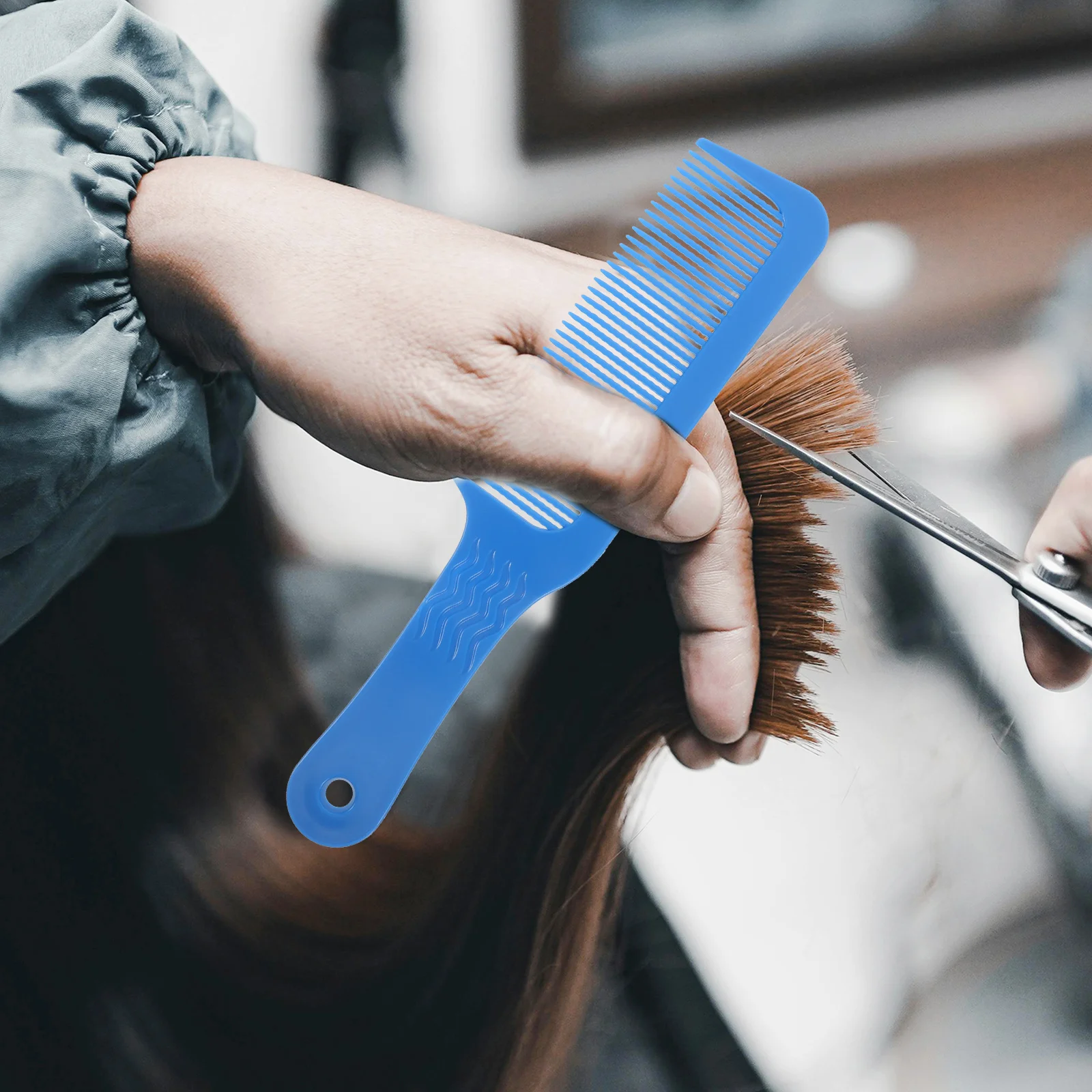 

2Pcs Flat Head Hair Combs Smooth Teeth Skin Friendly Relieve Headache Blood Circulation Massage Antistatic Plastic Men