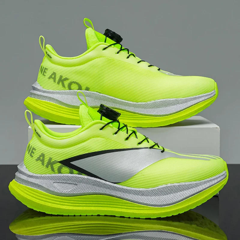 Men's and Women's Running Shoes Anti Slip and Shock-Absorbing Carbon Fiber Board Professional Marathon Chunta Sports Shoes
