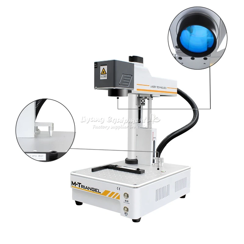 

M-Triangel 20W Fiber CNC Cutting Engraver New for Metal LCD Frame Repair iPhone XS XS MAX X 8 Plus Back Glass Remover