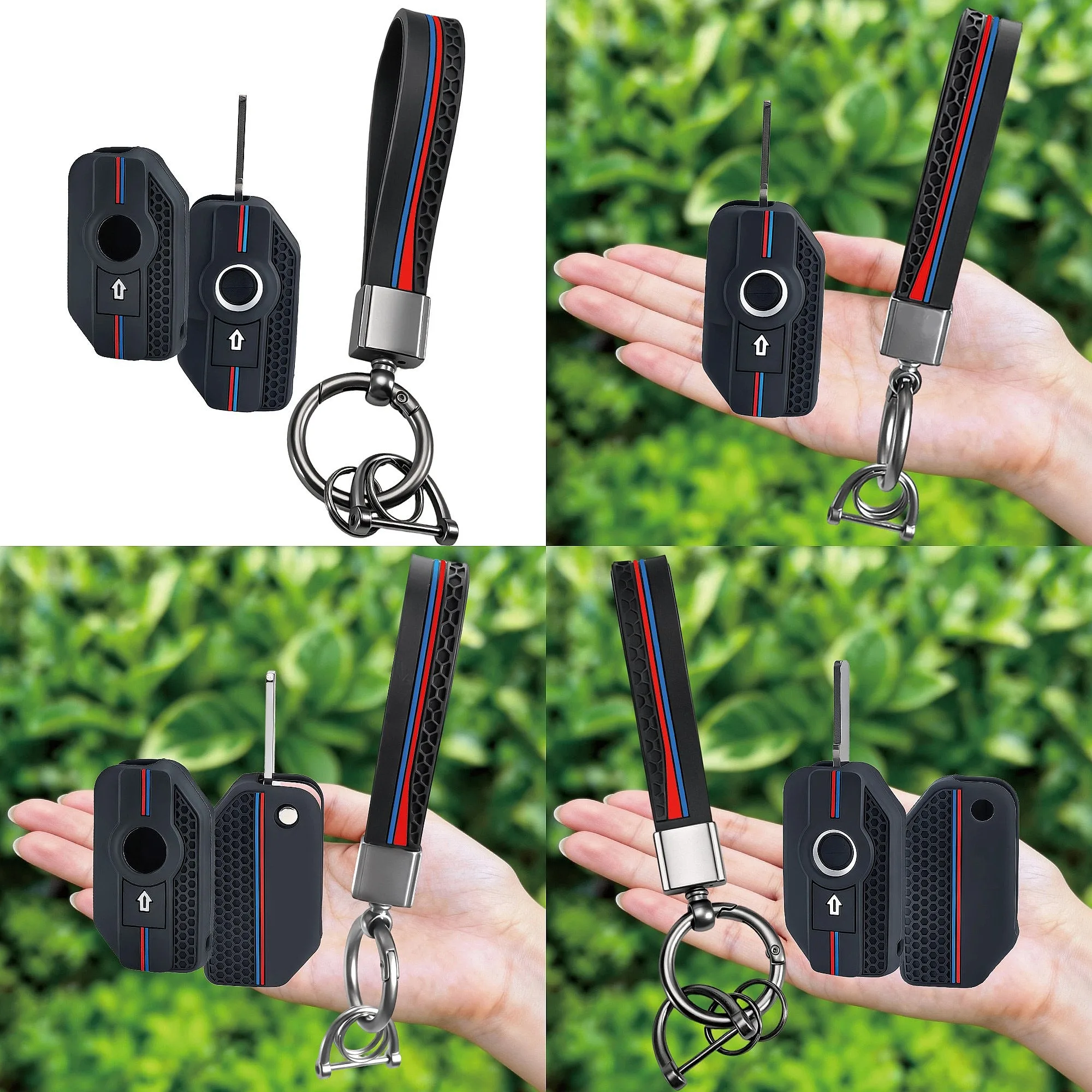 Car Key Fob Cover For BMW R1250GS R1200GS F750GS F850GS K1600GT R1200RT F900XR Auto Key Shell